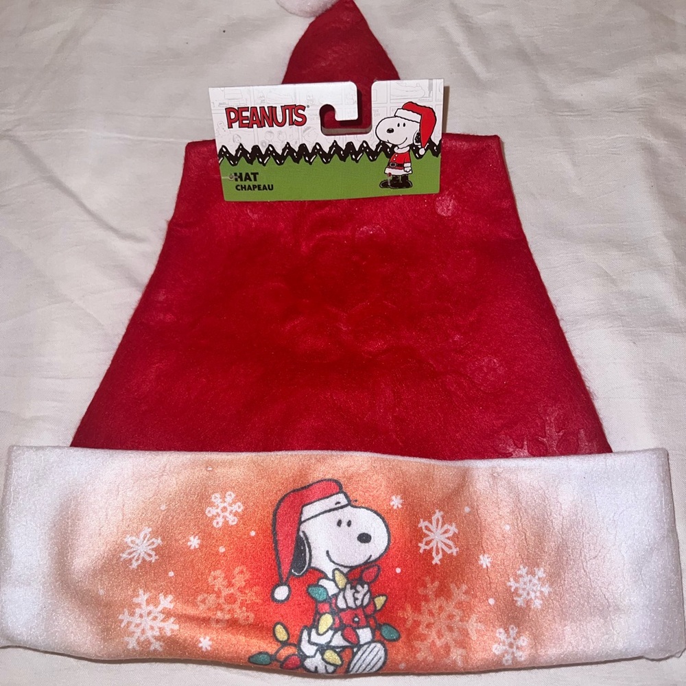 Peanuts Christmas hat